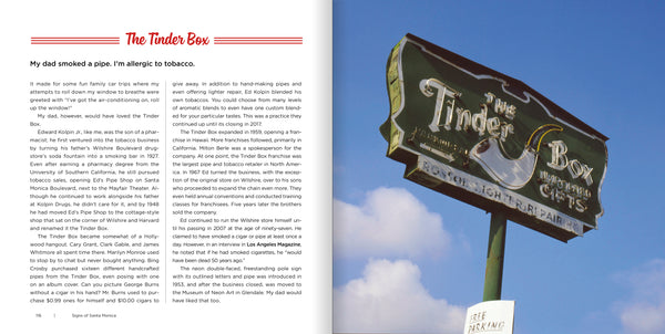 Sample page from book, The Tinder Box