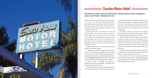 Sample page from book, Seaview Motor Hotel